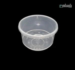سطل ماکروویوی گرد 500 سی سی شفاف-🥣 سطل ماکروویوی گرد ۵۰۰ سیسی شفاف | ظرف غذای تکنفره