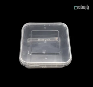 ظرف هات دلیوری مربع 1250 سی سی شفاف-🍱 ظرف هات دلیوری مربع ۱۲۵۰ سیسی شفاف | حمل غذای گرم