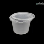 سطل ماکروویو یکبار مصرف 1100 سی سی شفاف-🍲 سطل ماکروویو ۱۱۰۰ سی سی شفاف | ظرف مقاوم برای غذای گرم