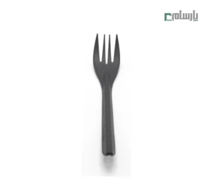 چنگال یکبار مصرف میلان مشکی-🍴 چنگال میلان مشکی یکبار مصرف | مقاوم و بهداشتی