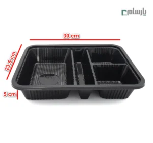 ظرف ترموفورمینگ 4 خانه کد 705-ابعاد