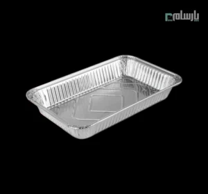 ظرف یکبار مصرف کبابی بزرگ آلومینیوم پارسه کد 310