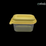 ظرف یکبار مصرف فینگر کاپ مستطیل زیره زرد-پت-🍮 ظرف فینگر کاپ مستطیل زیره زرد پت | بسته‌بندی دسر لوکس