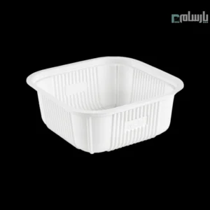 کاسه یکبار مصرف گیاهی چهار گوش آملون