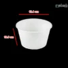سطل یکبار مصرف گیاهی ۲۵۰۰ سی سی آملون-ابعاد