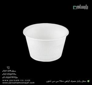 سطل یکبار مصرف گیاهی ۲۵۰۰ سی سی آملون-زاویه دیگر