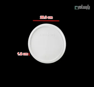 درب یکبار مصرف گیاهی آملون کد 195-ابعاد