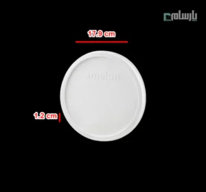 درب یکبار مصرف گیاهی آملون کد ۱۷۵-ابعاد
