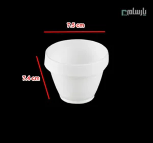 فنجان یکبار مصرف گیاهی آملون-ابعاد