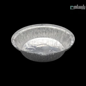 ظرف یکبار مصرف آلومینیومی خورشتی گرد کد ۵۰۰-🥘 ظرف خورشتی گرد آلومینیومی کد 500 🍛 مخصوص خورشت و خوراک