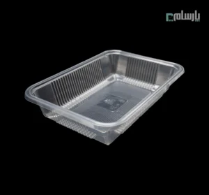 دیس یکبار مصرف پروتئینی شفاف ابعاد 5×18×25.5