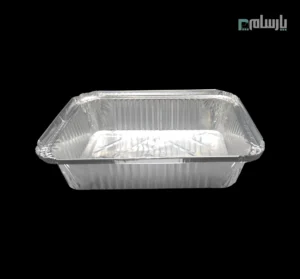 ظرف یکبار مصرف آلومینیومی دو پرس کد ۱۱۴-ظرف یکبار مصرف آلومینیومی دو پرس کد 114 | مقاوم ✅ خرید آنلاین 🛒 ارسال فوری ⚡