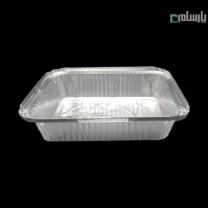ظرف یکبار مصرف آلومینیومی دو پرس کد ۱۱۴-ظرف یکبار مصرف آلومینیومی دو پرس کد 114 | مقاوم ✅ خرید آنلاین 🛒 ارسال فوری ⚡