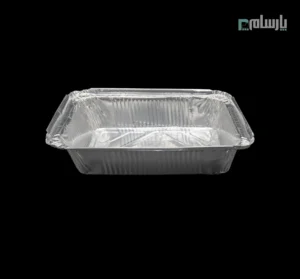 ظرف یکبار مصرف آلومینیومی یک و نیم پرسی ویژه کد ۱۰۶-🍲 ظرف آلومینیومی یک و نیم پرسی ویژه 106 🍜 ضد نشت و مقاوم