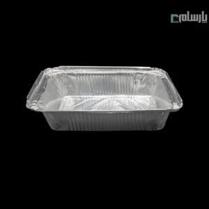 ظرف یکبار مصرف آلومینیومی یک و نیم پرسی ویژه کد ۱۰۶-🍲 ظرف آلومینیومی یک و نیم پرسی ویژه 106 🍜 ضد نشت و مقاوم