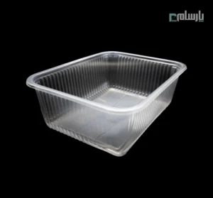 ظرف پروتئینی شفاف پلی پرو ابعاد 11×24×30