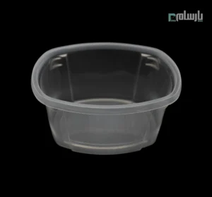 کاسه آلمانی یکبار مصرف درب دار شفاف 700 سی سی