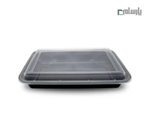 ظرف یکبار مصرف ماکروویوی سوپرفرش 1750 سی سی مشکی