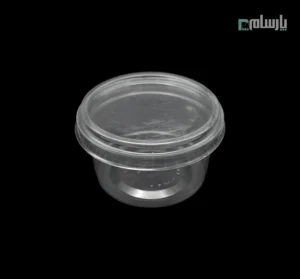 ظرف سس خوری 80 سی سی یکبار مصرف شفاف -پت