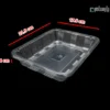 ظرف پروتئینی یکبار مصرف شفاف ابعاد 4×17.5×21.5-ابعاد