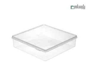 ظرف یکبار مصرف مایکروويو 2500 سی سی مربع