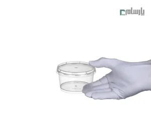 سطل یکبار مصرف مایکروویو 200 سی سی شفاف