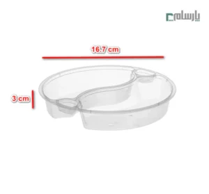 دیوایدر ( جداکننده ) یکبار مصرف هات دلیوری گرد-ابعاد