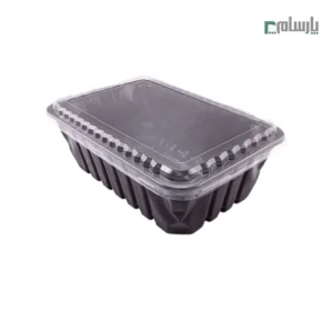 ظرف یکبار مصرف مشکی کد 710 مهرپارسا – 🥡 ظرف مشکی 710 مهرپارسا | مقاوم و کاربردی