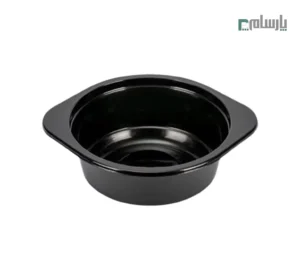 ظرف یکبار مصرف دسته دار مشکی کد RB200 مهرپارسا – 🥡 ظرف دستهدار مشکی RB200 مهرپارسا | مقاوم و مناسب حمل غذا