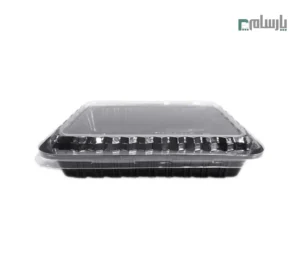 ظرف یکبار مصرف مشکی سوشی مهر پارسا کد 302