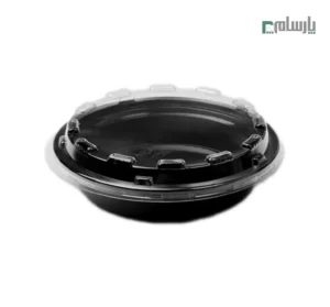 ظرف یکبار مصرف مشکی مهرپارسا کد HD300 – 🥗 ظرف مشکی HD300 مهرپارسا | مقاوم و کاربردی