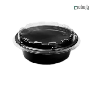 ظرف یکبار مصرف مشکی کد HD500 مهرپارسا – 🍱 ظرف مشکی HD500 مهرپارسا | مناسب بستهبندی