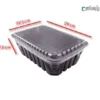 ظرف یکبار مصرف مشکی کد 710 مهرپارسا-ابعاد