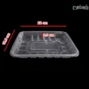 دیس شفاف یکبار مصرف مهرپارسا کد 304-ابعاد
