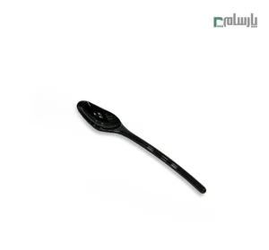 قاشق یکبار مصرف مدل موج مشکی
