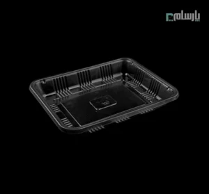 دیس یکبار مصرف دو پرسی 3 سانت مستطیل شفاف پریما - 🍱 دیس مستطیلی شفاف دو پرسی ارتفاع 3 سانت