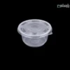 سطل یکبار مصرف 750 سی سی شفاف درب دار پریما - 🥤 سطل شفاف دربدار 750 سی سی مقاوم