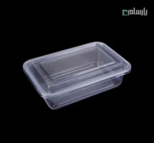 ظرف یکبار مصرف نیم پرسی شفاف درب دار پریما - 🍱 ظرف نیم پرسی شفاف دربدار مناسب غذا