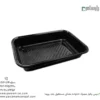 دیس یکبار مصرف خانواده مشکی بلند مستطیل پریما - 🍽️ دیس مشکی بلند مستطیلی مخصوص خانواده-زاویه دیگر