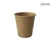 لیوان کاغذی یکبار مصرف تک جداره کرافت 90 سی سی – ☕ لیوان کرافت قهوه‌ای کوچک و سبک مناسب اسپرسو و پذیرایی گرم