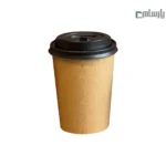 لیوان یکبار مصرف کاغذی 110 سی سی دوجداره صاف کرافت – ☕ لیوان کرافت دوجداره مقاوم مناسب اسپرسو، چای و نوشیدنی‌های داغ