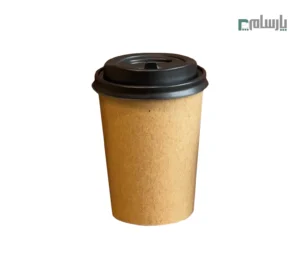 لیوان یکبار مصرف کاغذی 110 سی سی دوجداره صاف کرافت – ☕ لیوان کرافت دوجداره مقاوم مناسب اسپرسو، چای و نوشیدنیهای داغ