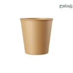 لیوان یکبار مصرف کاغذی 110 سی سی تک جداره کرافت – ☕ لیوان کرافت قهوه‌ای کوچک مناسب اسپرسو، دمنوش و نوشیدنی‌های گرم