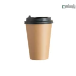 لیوان کاغذی یکبار مصرف 220 سی سی دوجداره صاف کرافت – ☕ لیوان کرافت دوجداره صاف و مقاوم مناسب قهوه، چای و نوشیدنی‌های گرم