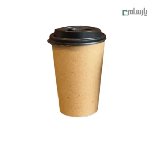لیوان یکبار مصرف کاغذی دو جداره صاف کرافت 360 سی سی – ☕ لیوان کرافت دوجداره مقاوم و شیک مناسب قهوه، چای و نوشیدنیهای داغ