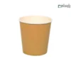 لیوان یکبار مصرف کاغذی 110 سی سی سه جداره صاف کرافت – ☕ لیوان کرافت سهجداره کوچک و مقاوم مناسب اسپرسو و نوشیدنیهای داغ