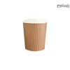 لیوان یکبار مصرف کاغذی 220 سی سی کرکرهای – ☕ لیوان کرکرهای سبک و مقاوم مناسب سرو چای، قهوه و نوشیدنیهای گرم