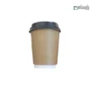 لیوان یکبار مصرف کاغذی 360 سی سی کرافت هالو اروپایی – ☕ لیوان کرافت با طراحی هالو، مناسب کافی‌شاپ و نوشیدنی‌های داغ