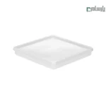 ظرف یکبار مصرف مایکروويو 1200سی سی مربع-شفاف