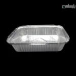 ظرف یکبار مصرف آلومینیومی سه پرس قرمز پارسه کد 116